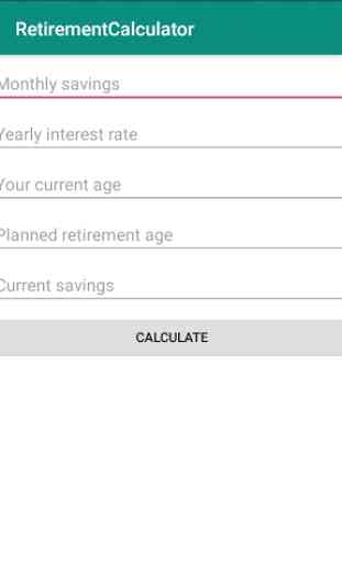 Retirement Calculator 1