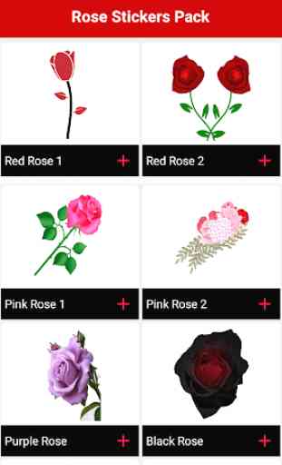 Rose GIF : Rose Stickers for Whatsapp & Flower GIF 1