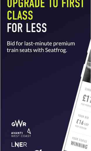 Seatfrog - Upgrade your next train trip for less 1