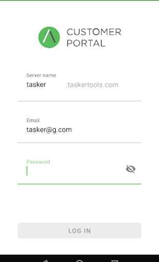 Tasker FSM Customer Portal 1