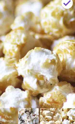 Yummy Popcorn Lock Screen 3