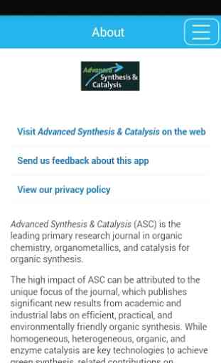 Advanced Synthesis & Catalysis 1