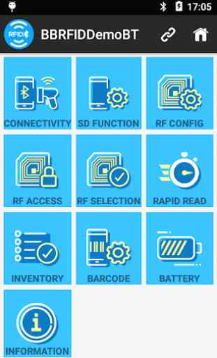 Bluebird RFID Demo App for RFR900(BT) 1