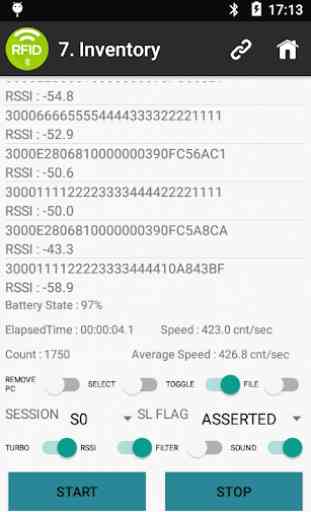 Bluebird RFID Demo App for RFR900(BT, Barcode) 2