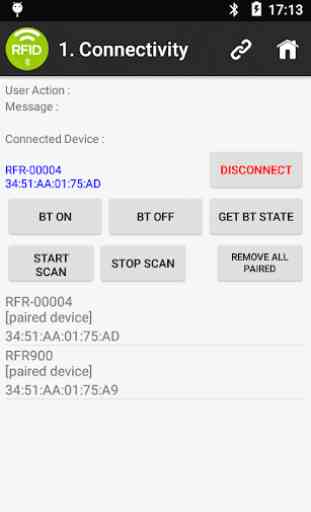 Bluebird RFID Demo App for RFR900(BT, Barcode) 4