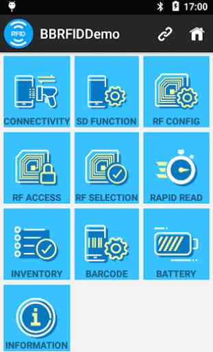 Bluebird RFID Demo App for RFR900(Serial) 1