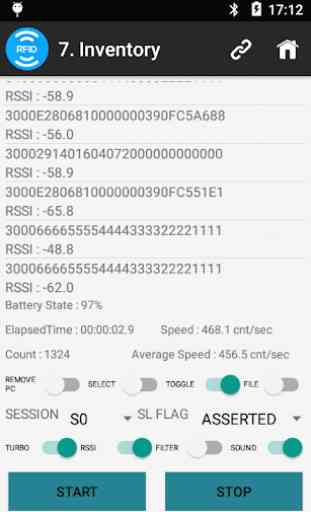 Bluebird RFID Demo App for RFR900(Serial) 2