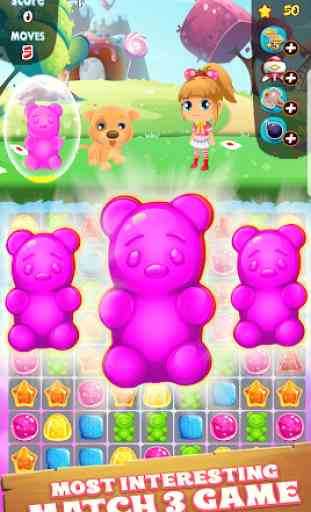Candy Bears Rush - Match 3 & free matching puzzle 1