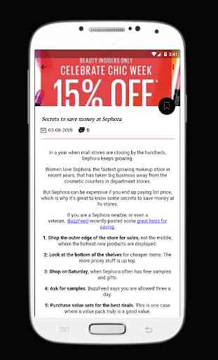 CashTips - Sephora Tips To Save Money On Shopping 2