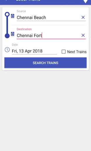 Chennai Suburban Train Timings App 4