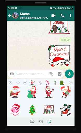 Christmas Sticker for Whatsapp Sticker Pack 4