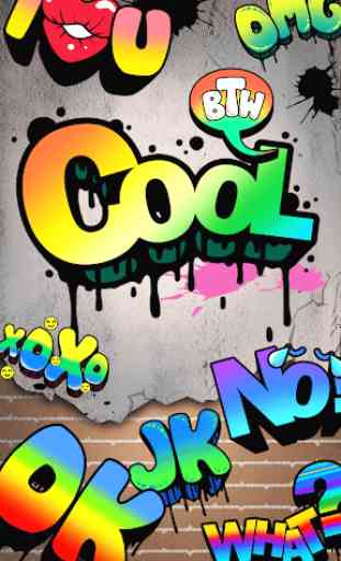 Cool Sticker With Graffiti Style 1