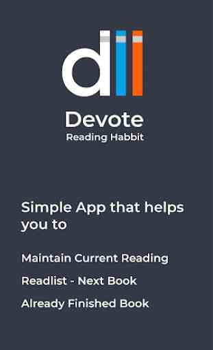 Devote | Reading Habit | Read More | Read List 4