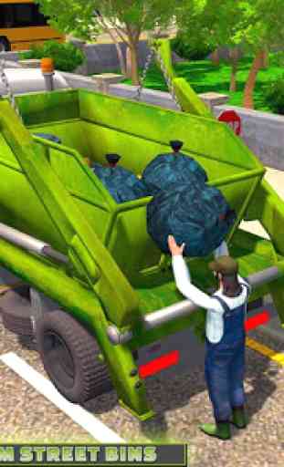 Garbage Truck City Trash Driving Simulator Game 3D 1