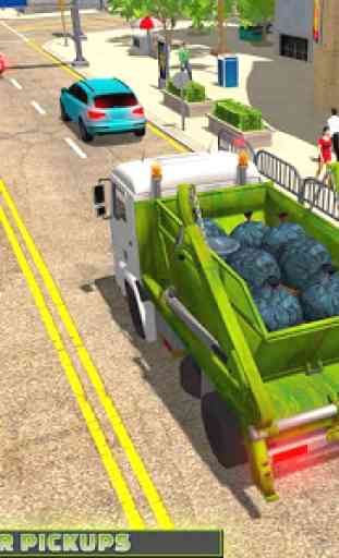 Garbage Truck City Trash Driving Simulator Game 3D 2