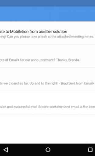 MobileIron Email+ Preview 3