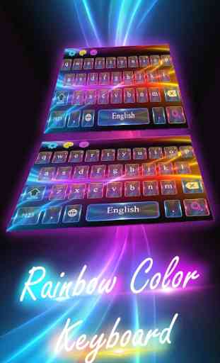 Neon Electric Color Keyboard 4