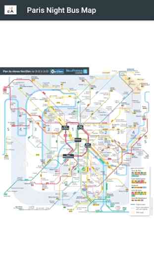 Paris Night Bus - Offline Bus Map 1