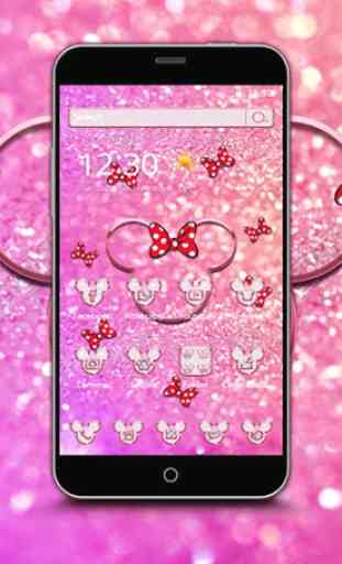 Pink Minnie cartoon theme 1
