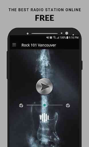 Rock 101 Vancouver Radio App Canada FM Free Online 1