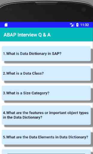 SAP ABAP Interview Question and Answer 2