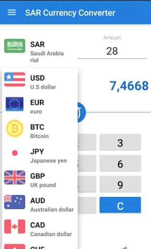 Saudi riyal SAR Currency Converter 2