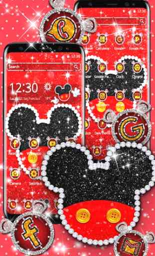 Tema Red Mouse Carino 3