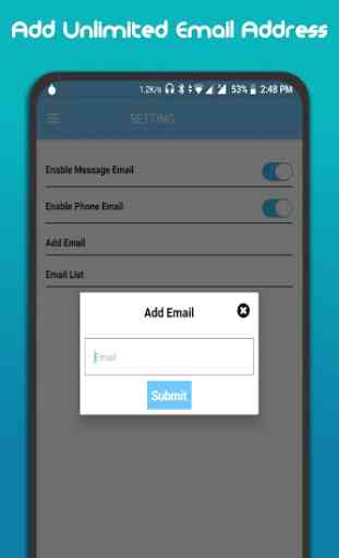 TXT2Mail - SMS & Missed calls forwarding to EMAILS 3