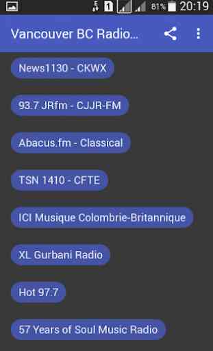 Vancouver BC Radio Stations 2