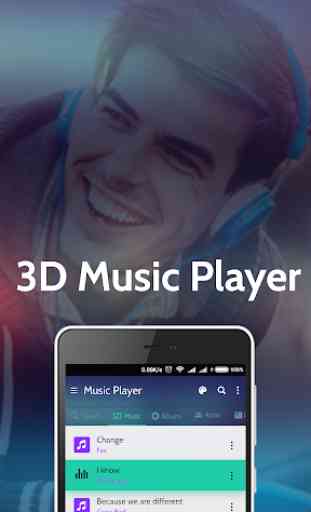 3D Music Player - Awesome 3D Visualizer Effects 1