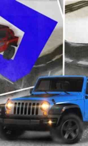 4x4 Pazzo neve Jeep Simulator 3D 1