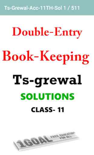 Account Class-11 Solutions (TS Grewal) 2
