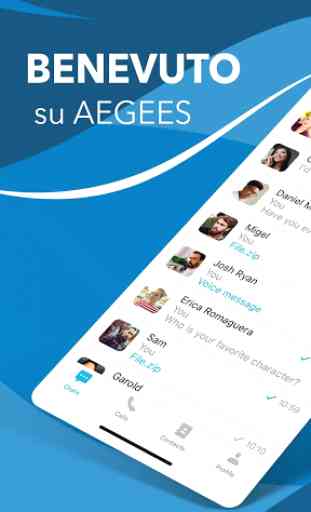AEGEES messenger – chiamate e messaggi 1