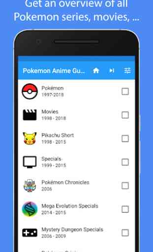 Anime Guide for Pokemon 1