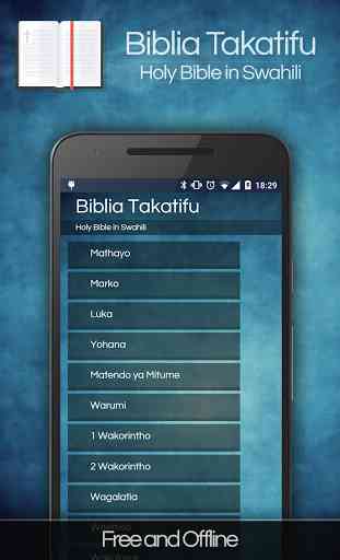 Biblia Takatifu ya Kiswahili - Swahili Bible 2