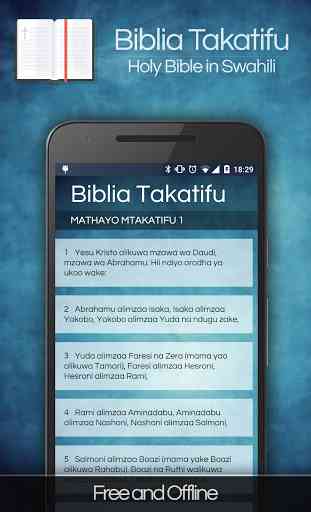 Biblia Takatifu ya Kiswahili - Swahili Bible 4