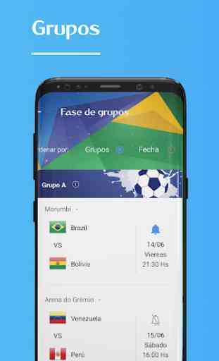 Brasil 2019 Copa América Fixture Notificaciones 3