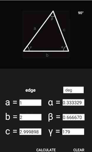 calcolatrice a triangolo 3