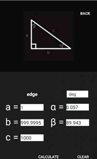 calcolatrice a triangolo 4