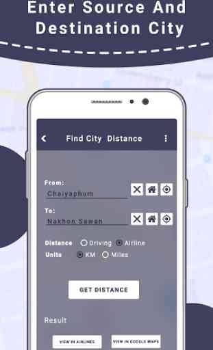 City Distance Calculator - Distance Navigation 3