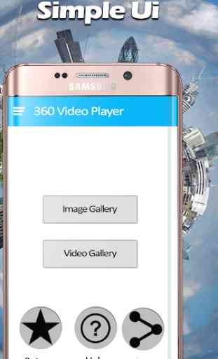 Lettore video a 360 °: VR Media, 360 View App 3