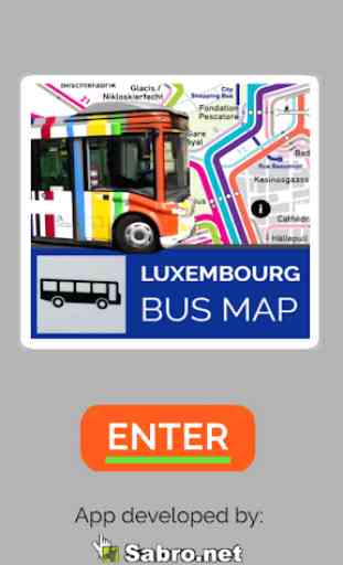 Luxembourg Bus Map Lite 1