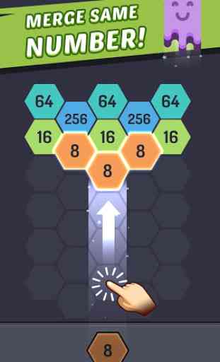 Merge Hexagon Block - Shoot 2048 Hexa Puzzle 2