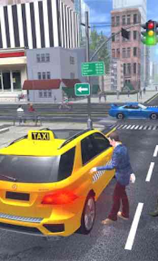 Moderno Città Taxi Guidare Simulatore 3D 2019 3