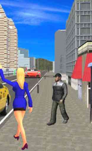 Moderno Città Taxi Guidare Simulatore 3D 2019 4