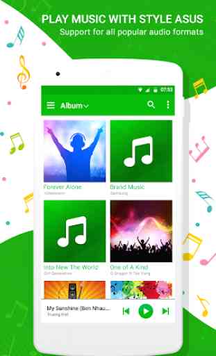 Music player for asus zenui 1