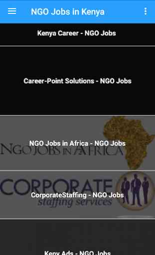 NGO Jobs In Kenya 2