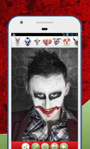 Scary Clown Face Photo Editor 1