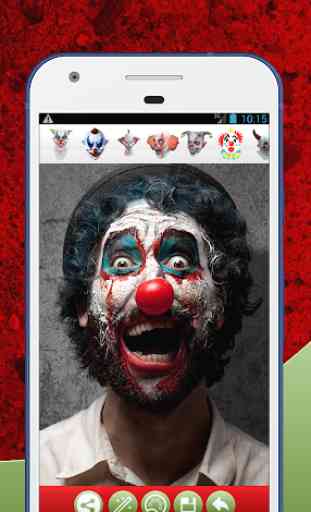 Scary Clown Face Photo Editor 3