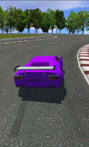 Simulatore Supercar corse 3D 2